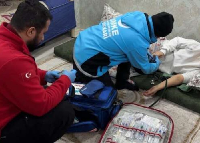 Karda mahsur kalan Güler için UMKE ekibi seferber oldu