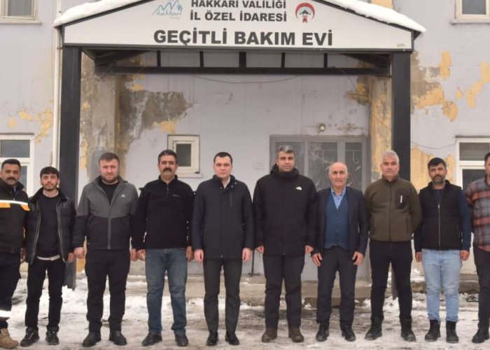 Vali Yardımcısı Zor’dan Geçitli bakım evi şantiyesine ziyaret