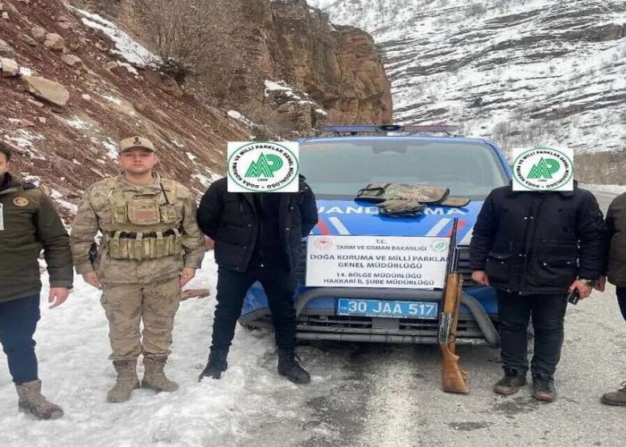 Hakkari’de kaçak Keklik avına ağır ceza: 3 kişiye 78 bin TL