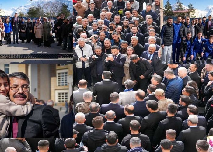 Hakkari Bakan Yardımcısı Ali Çelik’i dualarla uğurladı