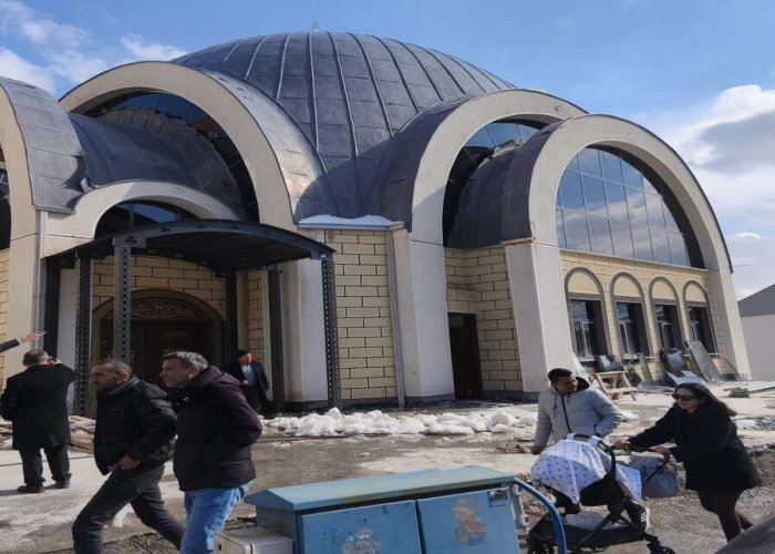 Hacı Sait Camii inşaatında sona yaklaşıldı