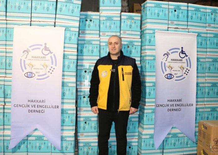 Gençlik ve Engelliler Derneği yardımlarını sürdürüyor