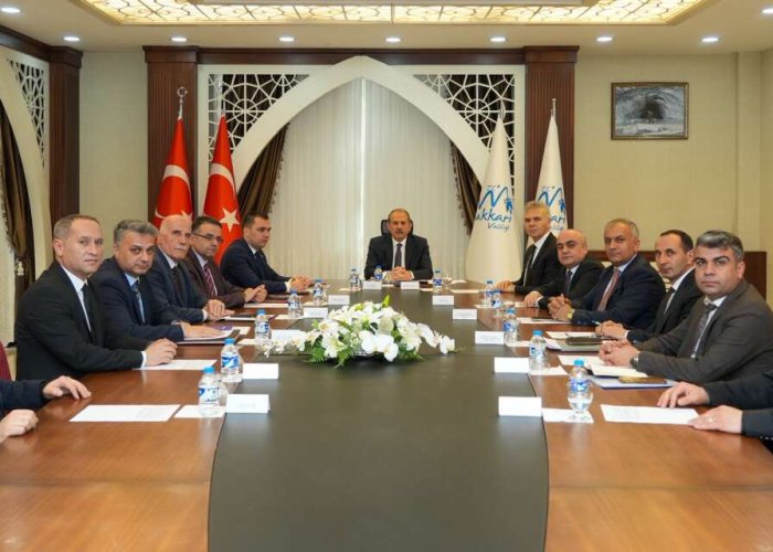 Yüksekova'da OSB toplantısı yapıldı