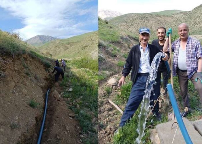 Esendere’de 1 kilometrelik su şebekesi tamamlandı