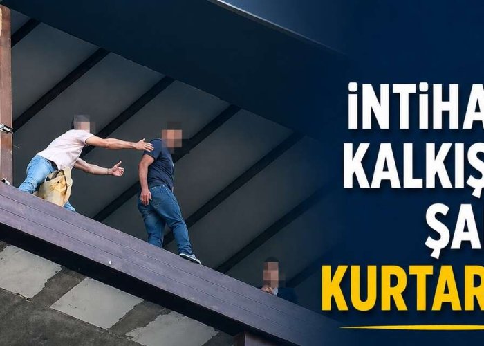 İntihara kalkışan şahıs kurtarıldı