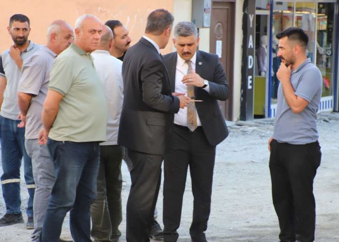 Başkan Vekili Gürbüz, altyapı ve üst yapı çalışmaları yerinde inceledi