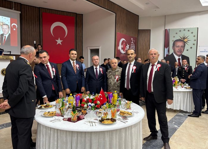 Hakkâri’de 30 Ağustos Zafer Bayramı’nın 104. Yıl Dönümü Resepsiyonu Düzenlendi