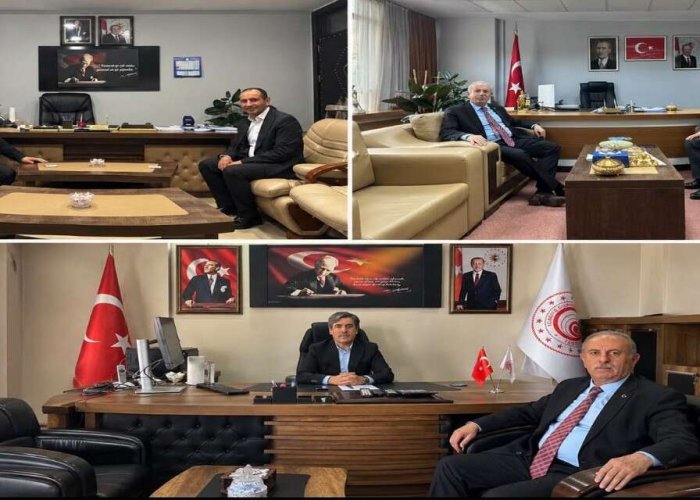 Başkan Keskin, yeni kamu görevine atananları ziyaret etti