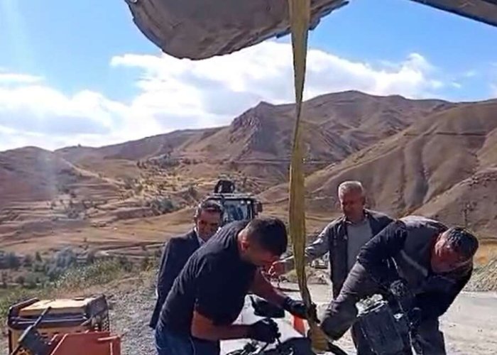 Otluca’da 400’lük isale hattı döşeniyor