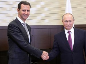 Soçi'de sürpriz görüşme! Putin ve Esad bir araya geldi