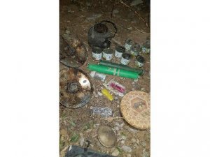 Hakkari’de mühimmat ve yaşam malzemesi ele geçirildi