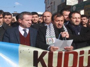 Hakkari’de ABD’ye tepki protestosu