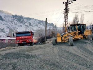 Bağlar Mahallesi yolunda çalışma