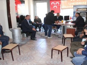 MHP İl Başkanı Özbek Şemdinli’de