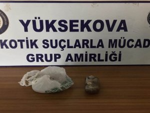 Hakkari’de uyuşturucu operasyonu