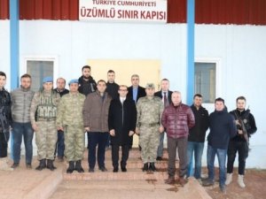 Kaymakamı Ayca’dan sınır kapısına ziyaret