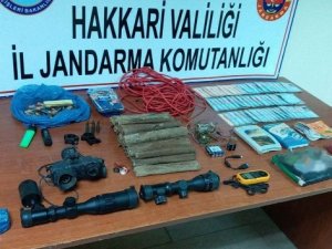 Yüksekova’da mühimmat ele geçirildi
