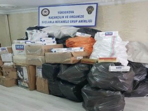 Hakkari’de kaçakçılık operasyonu