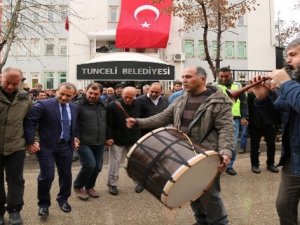 Tunceli’de davullu zurnalı "Kadro" kutlaması