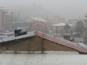 Hakkari’de kar yağışı ve sis