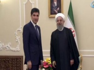 Barzani, Ruhani’yi ziyaret etti