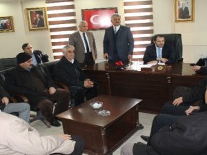 AK Parti İl Başkanı Gür’e ziyaretler devam ediyor