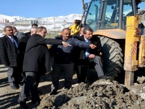 Başkan Epcim, içme suyu şebekelerini denetledi