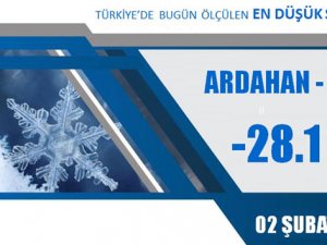 Doğu Anadolu donuyor! Göle eksi 28 dereceyi gördü