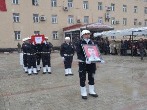 Şehit polis memuru törenle memleketine uğurlandı
