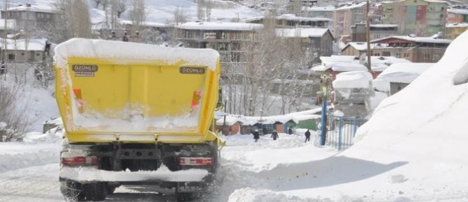 Hakkari’de 3 köy ile 8 mezra yolu ulaşıma kapandı