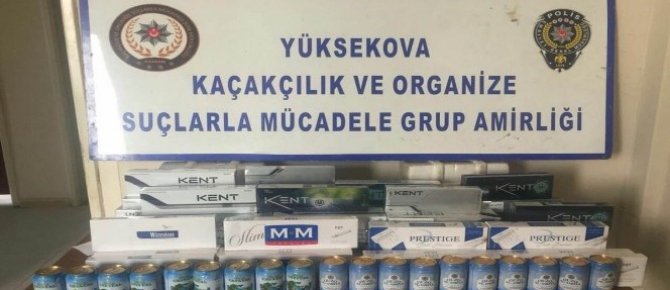 Hakkari’de kaçakçılık operasyonu
