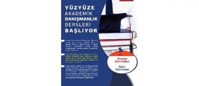 Hakkari Üniversitesinden ‘“Yüz Yüze Akademik Danışmanlık” dersi
