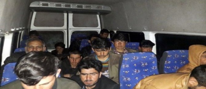 Jandarmadan kaçak göçmen operasyonu