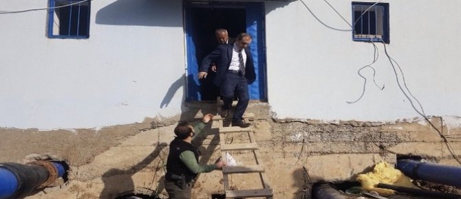 Başkan Epcim içme suyu depolarını denetledi