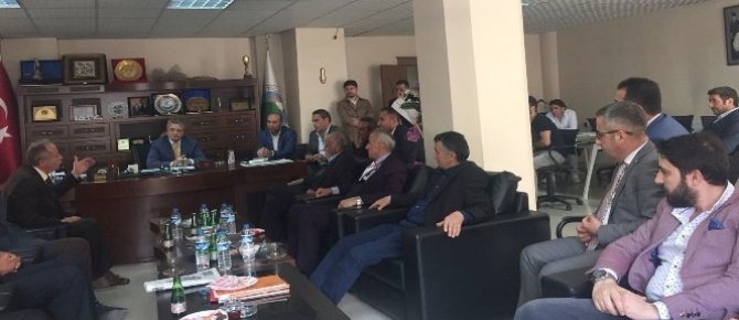 Başkan Keskin’den Başkan Taş’a ziyaret