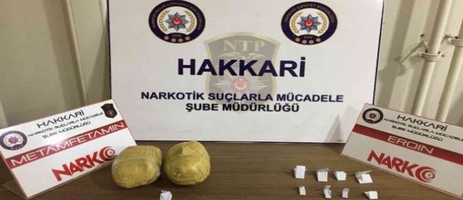 Yüksekova’da uyuşturucu operasyonu