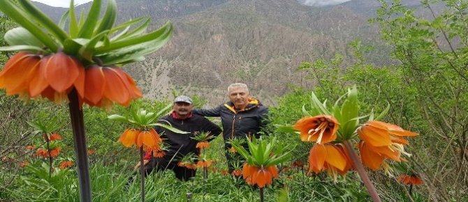 Hakkarili dağcılar Çiçek Vadisine ziyaret