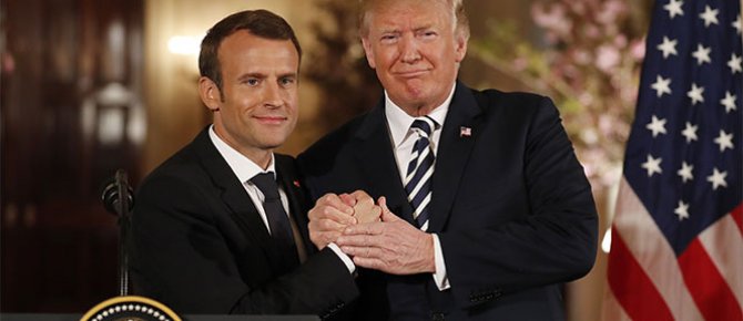 Macron ve Trump’tan İran açıklaması