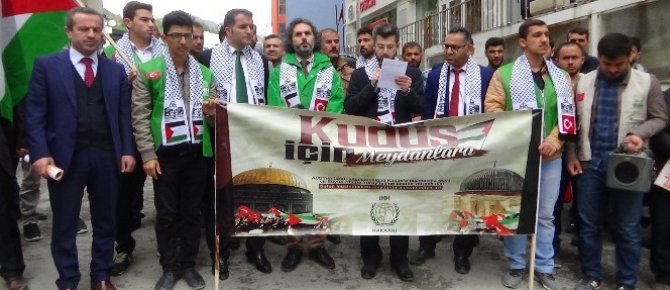 Hakkari’den İsrail ve Fransa’ya kınama