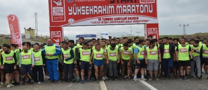 Yüksekova’da ‘Yüksekrakım Maratonu’ yapıldı