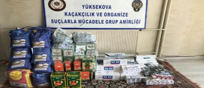 Hakkari’de kaçakçılık operasyonu