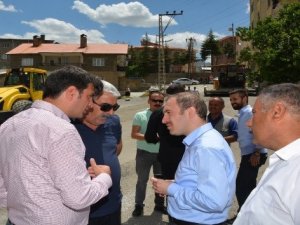 Başkan Epcim asfalt çalışmaları denetledi