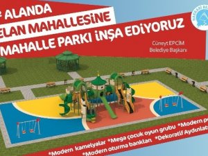 Hakkari Belediyesinden park çalışması