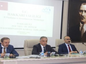 Hakkari’de ‘İlk Koordinasyon Kurulu’ toplantısı