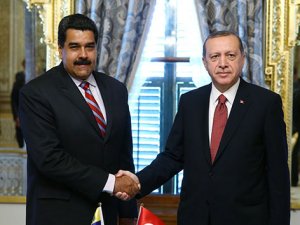 Cumhurbaşkanı Erdoğan Maduro ile görüştü