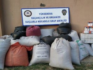 Hakkari il genelinde kaçakçılık operasyonu