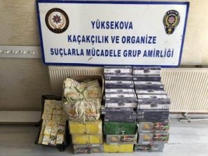 Hakkari’de kaçakçılık operasyonu