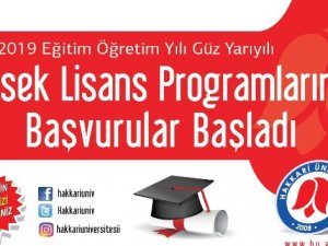 Hakkari üniversitesinde lisansüstü eğitim başvuruları başladı