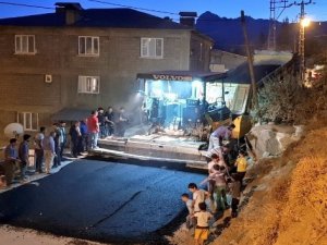 Başkan Epcim asfalt çalışmalarını denetledi