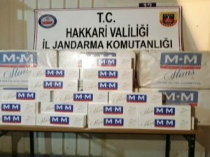 Hakkari'de 6 bin paket kaçak sigara ele geçirildi